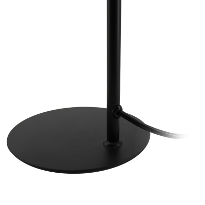Lampa Unilux Katz LED pentru birou, design elegant si practic, cap ajustabil, cablu USB integrat, inaltime 33 cm, culoare negru